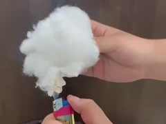 فیبر استیپل پلی استیستر ضد شعله