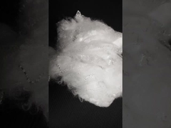 2.78D غیر فلورسنت فیبر مصنوعی استپل سیلیکون سفید برای پتو