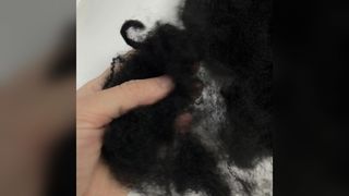 فیبر پلی استر بازدارنده شعله بازیافتی مشکی 12D×64mm