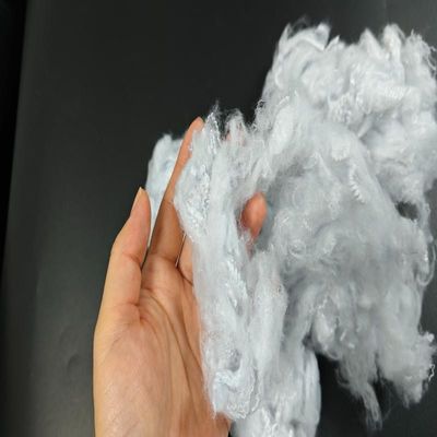 1.4D*38mm PSF فايبر استاپل پلي استر دوباره توليد شده جامد براي نخ