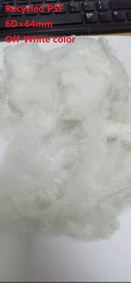 قیمت خوب 6D × 64mm فیبر استیپل پلی استر 100٪ پلی استر تراشه مواد خام گرد فیبر نساجی مصنوعی آنلاین