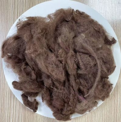 قیمت خوب فیبر پلی استر بازیافت شده 2.5D 51mm قهوه ی تیره آنلاین