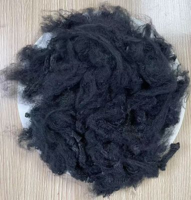 قیمت خوب فیبر استپل پلی استیستر 3D 150 میلی متر سیاه برای رشته آنلاین