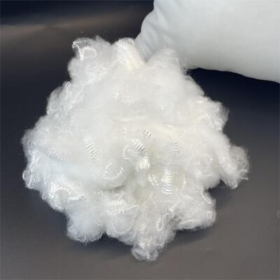 قیمت خوب Virgin Polyester Staple Fiber 1.33D 38mm White Optical Bright Hollow Conjugated for Textile and Home Use آنلاین