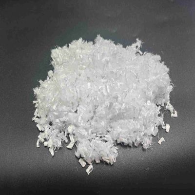 قیمت خوب مواد غیر فلورسنت تقویت شده پلی استر فیبر استپل سفید 8mm کوتاه PSF برای پر کردن آنلاین