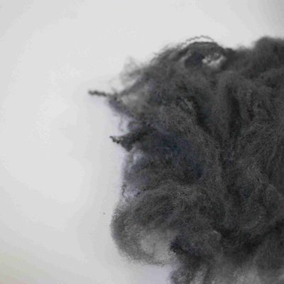 قیمت خوب فیبر استیپل پلی استیستر جامد کم پیچ 8.89D × 65mm خاکستری مصنوعی آنلاین