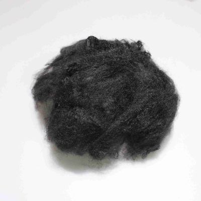 قیمت خوب فیبر پلی استیستر 6.67D سیاه پوست برای تشک آنلاین