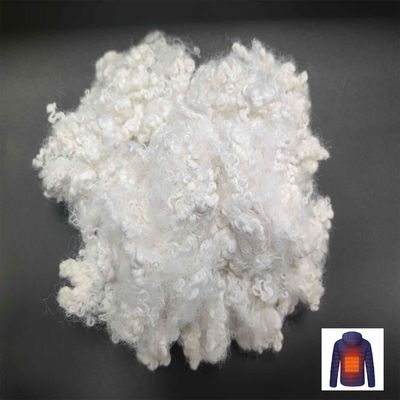 قیمت خوب پلی استر دور مادون قرمز انسان ساخته شده فیبر 3D سفید PSF با Crimp سفارشی آنلاین