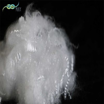 قیمت خوب فیبر پلی استر خالی و دوستانه با محیط زیست 32 میلی متری برای پتو آنلاین