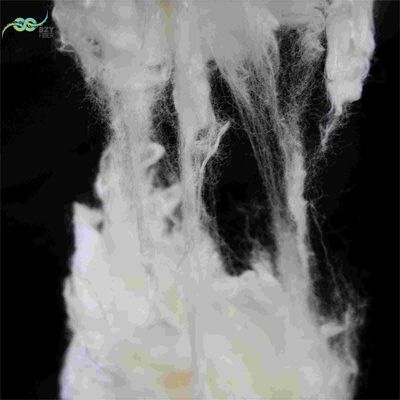 فیبر پلی استر ضد شعله 60 میلی متری برای پارچه های غیر بافته سفید