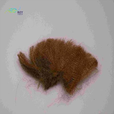 قیمت خوب فیبر استیپل پلی استر قهوه ای 4080 اسباب بازی های پر شده فیبر پولی استر توخالی آنلاین
