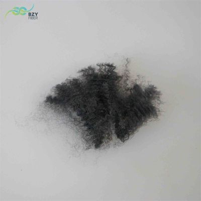 قیمت خوب 8.89D فیبر رنگ شده دارویی بازیافت شده فیبر پلی استر خاکستری آنلاین