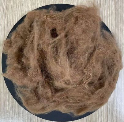 قیمت خوب الیاف پلی استر بازیافتی رشته ای 2.5D 51mm قهوه ای آنلاین