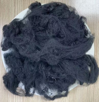 قیمت خوب فیبر اصلی پلی استر 3D 65mm سیاه محتوای روغن 0.15-0.3% آنلاین