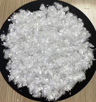 قیمت خوب Polypropylene Polyethylene Concrete Fiber 4.5mm White آنلاین